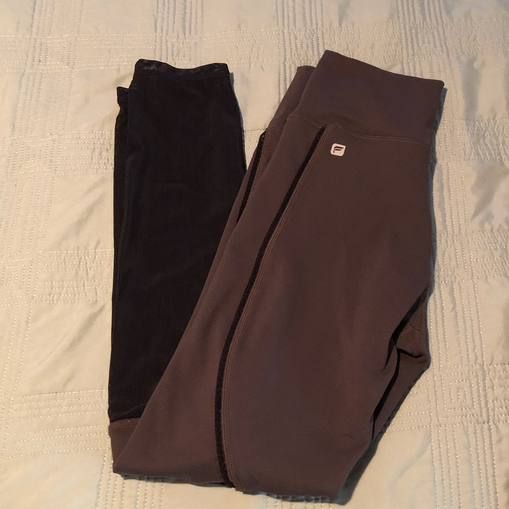 Olive green high rise Fabletics leggings